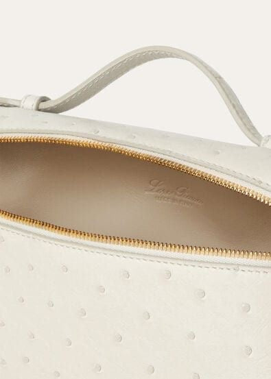 Loro Piana Extra Pocket L19 Ostrich Leather Bag