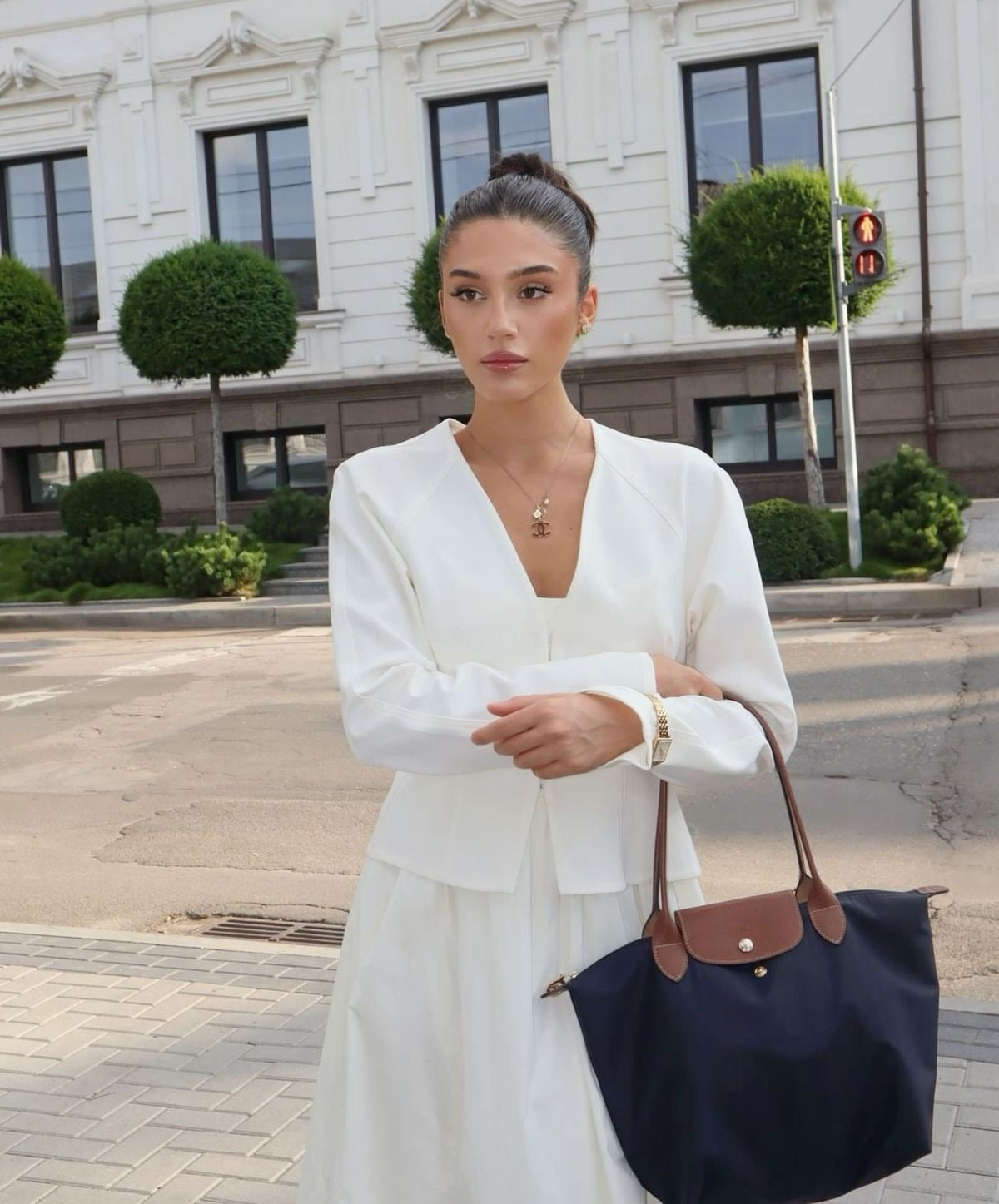 Long Champ Bag (Blue)