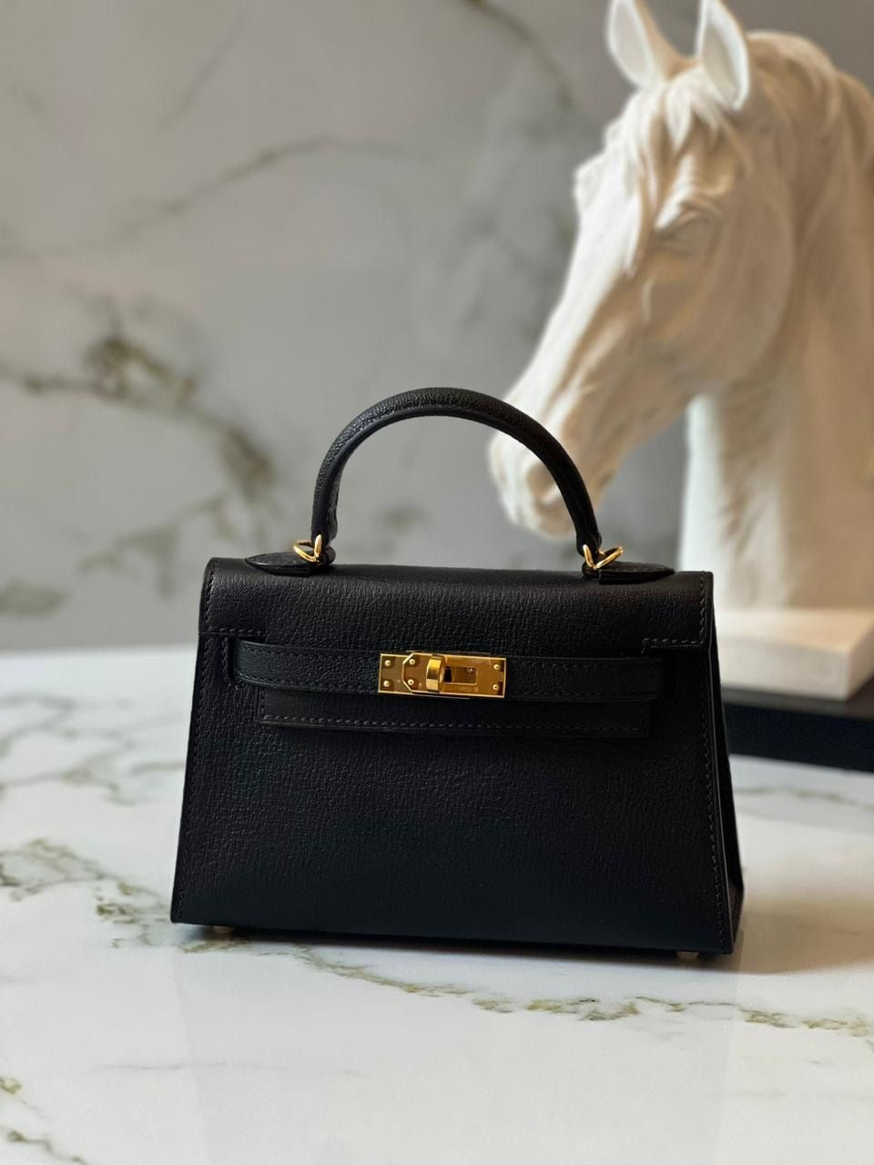 Hermes Kelly 20 Mini (Black)
