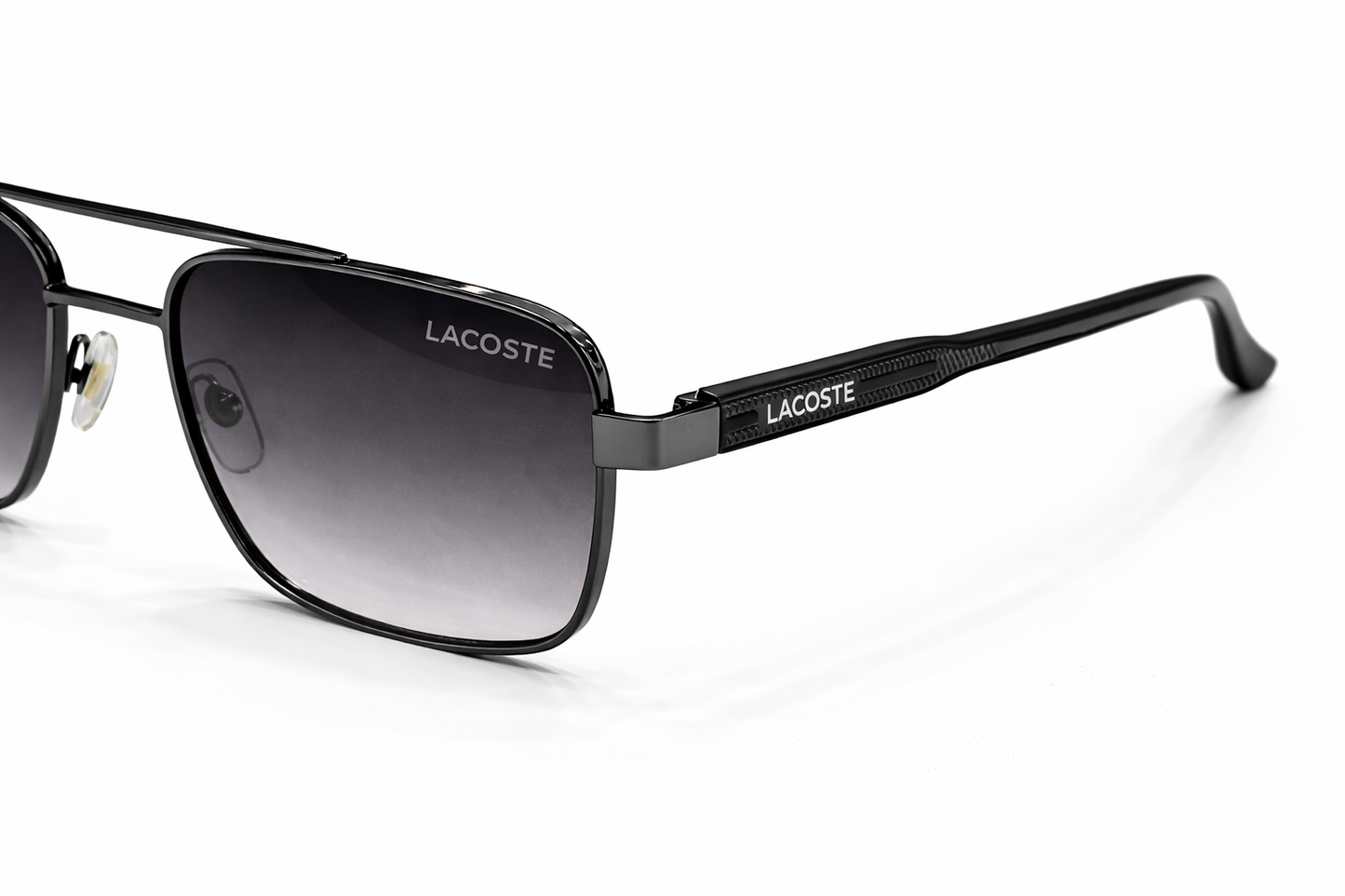 Lacoste Classic Rectangular Metal Sunglasses - Men’s