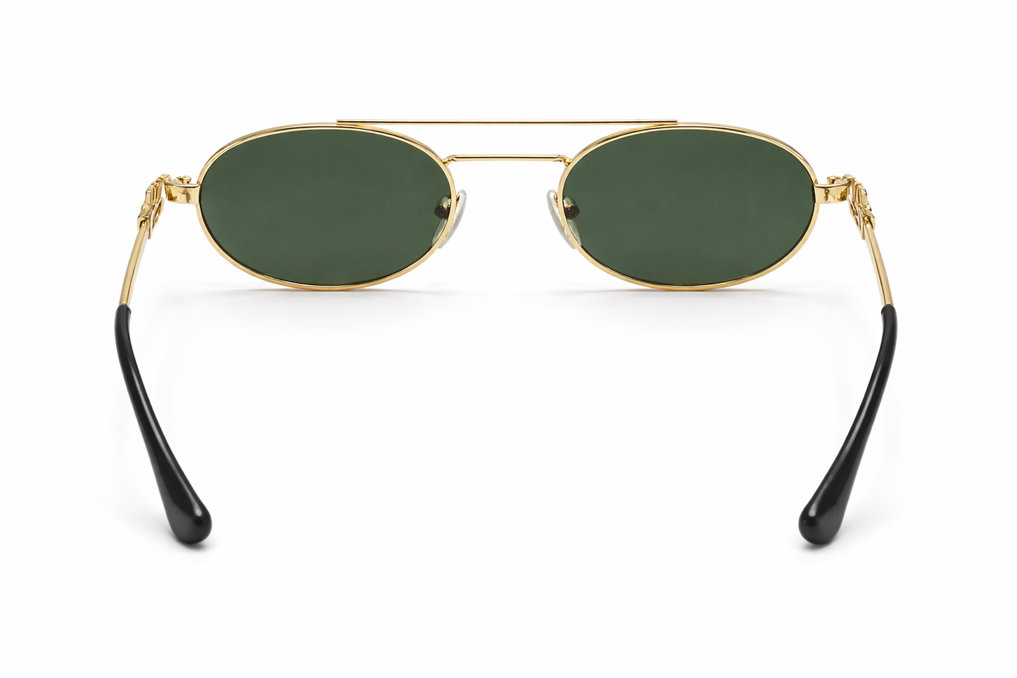 MIU MIU Aurelio Oval Gold Metal Frame Sunglasses