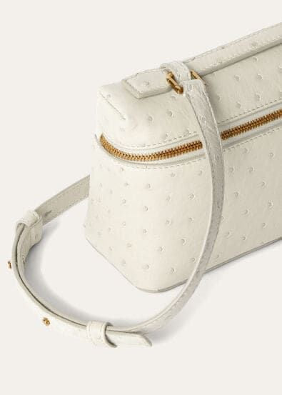 Loro Piana Extra Pocket L19 Ostrich Leather Bag