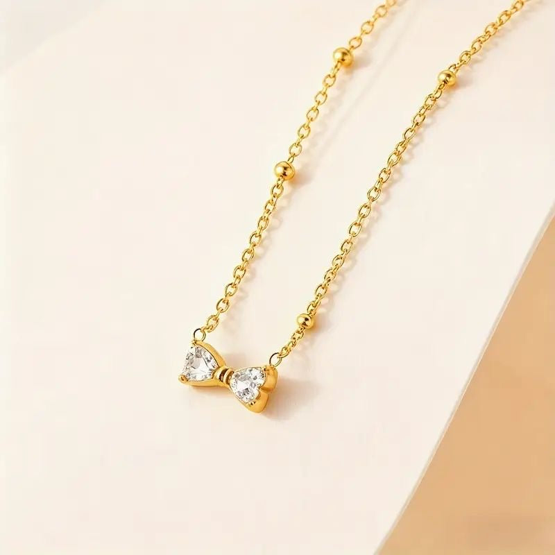 Bow Zarkoon Necklace |Stainless Steel|High Quality