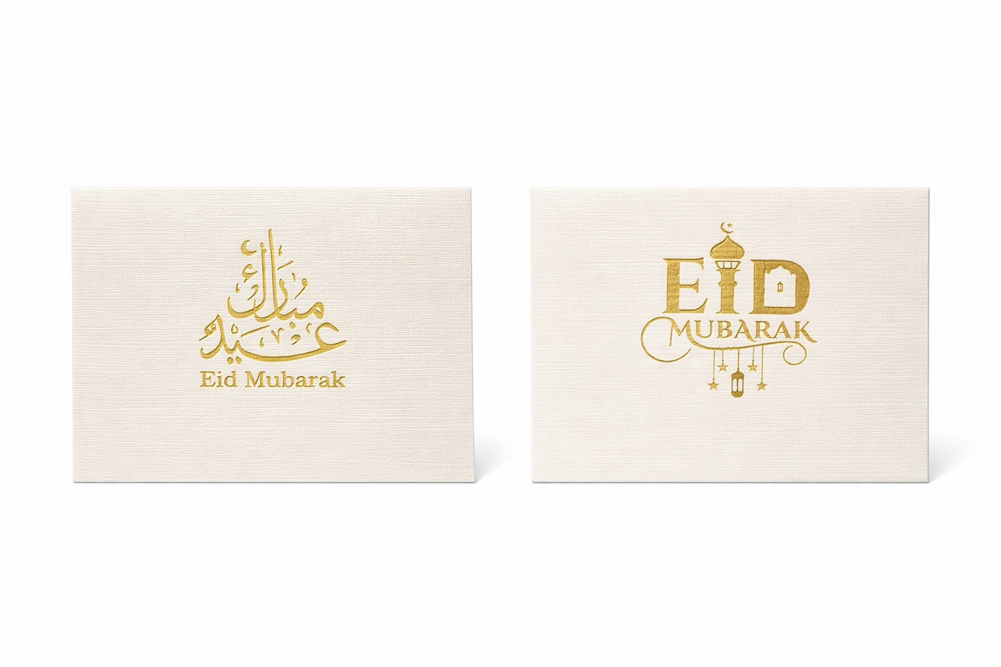 Eid Mubarak Gold Foil Envelopes – Pack Of 10