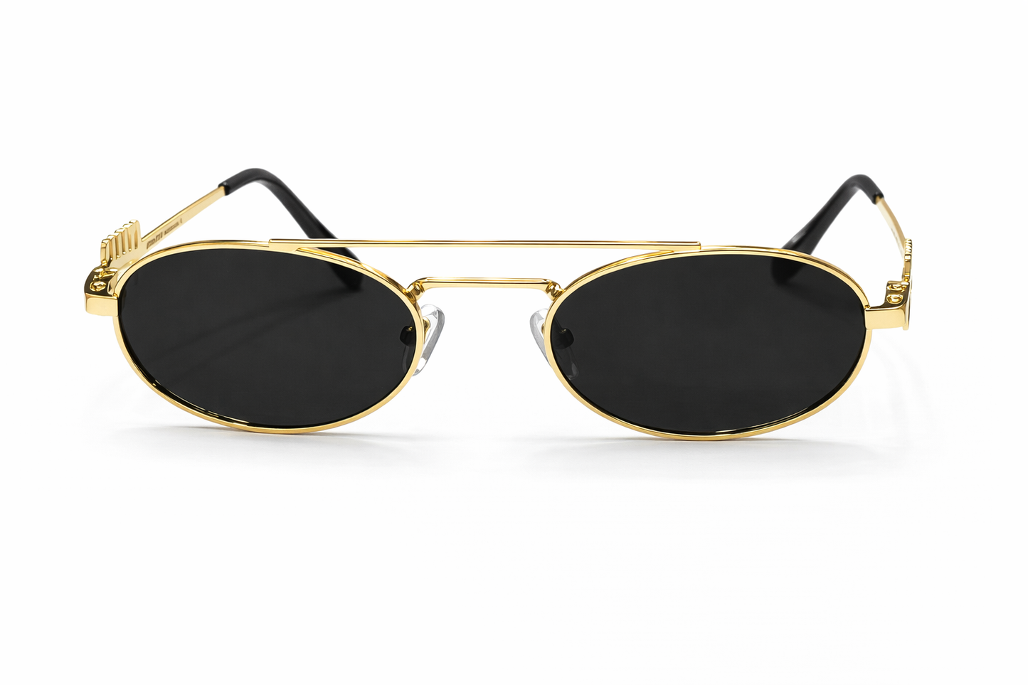 MIU MIU Aurelio Oval Gold Metal Frame Sunglasses
