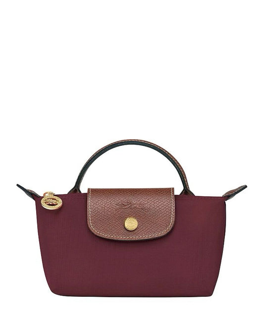 Mini Long Champ Bag (Maroon)