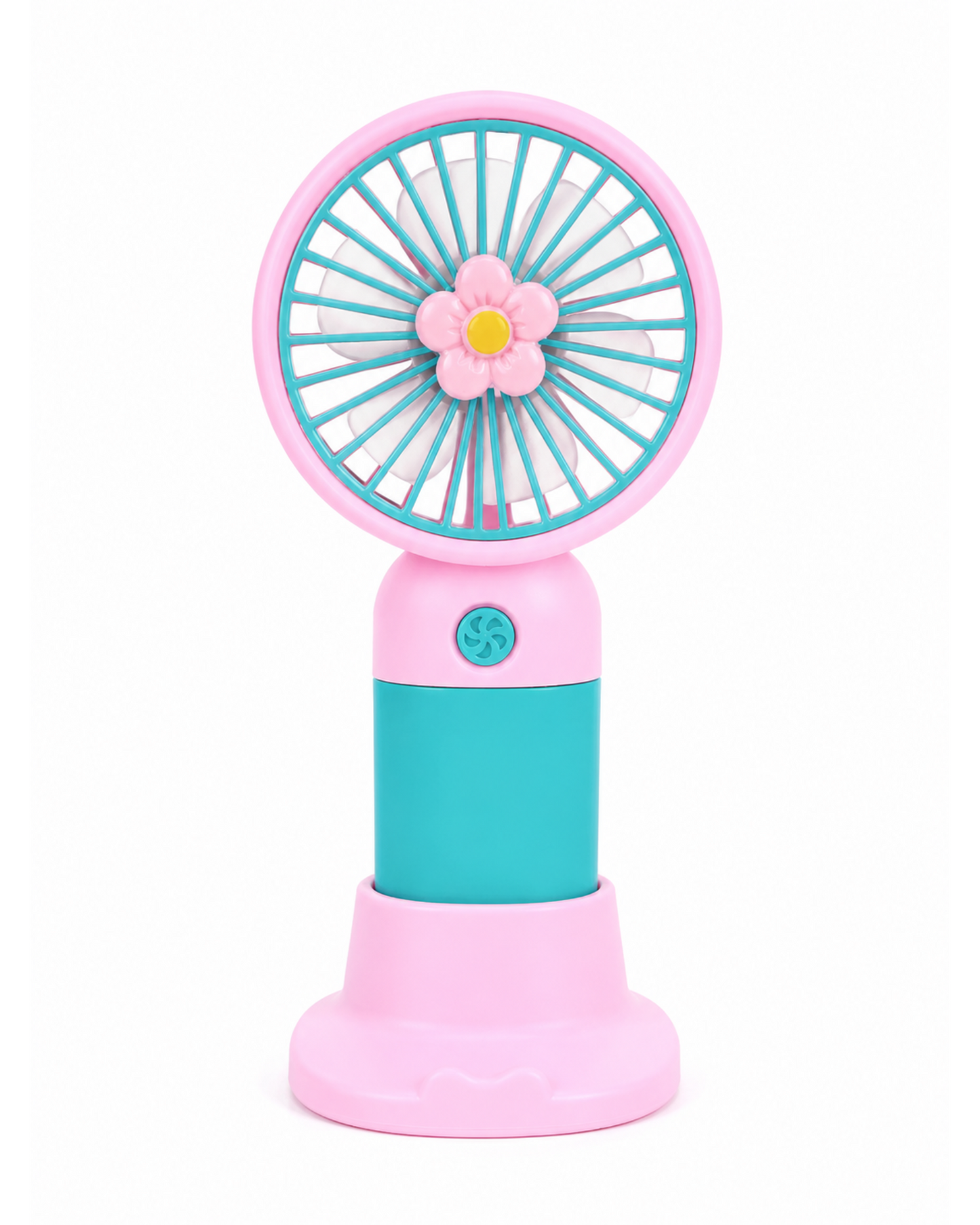 BloomBreeze™ Rechargeable Flower Mini Fan with USB Charging & Desktop Stand