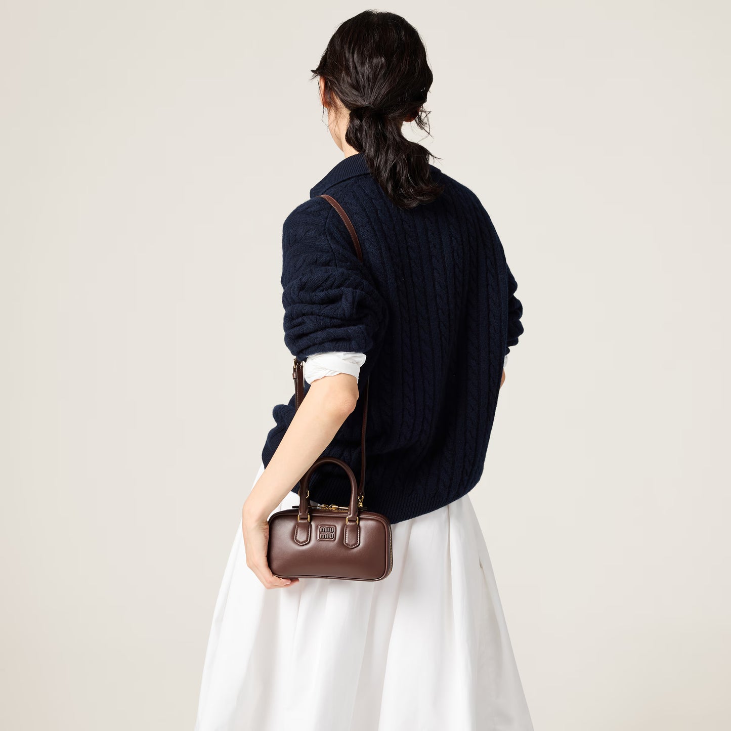 Miu Miu Arcadie Leather Mini Bag