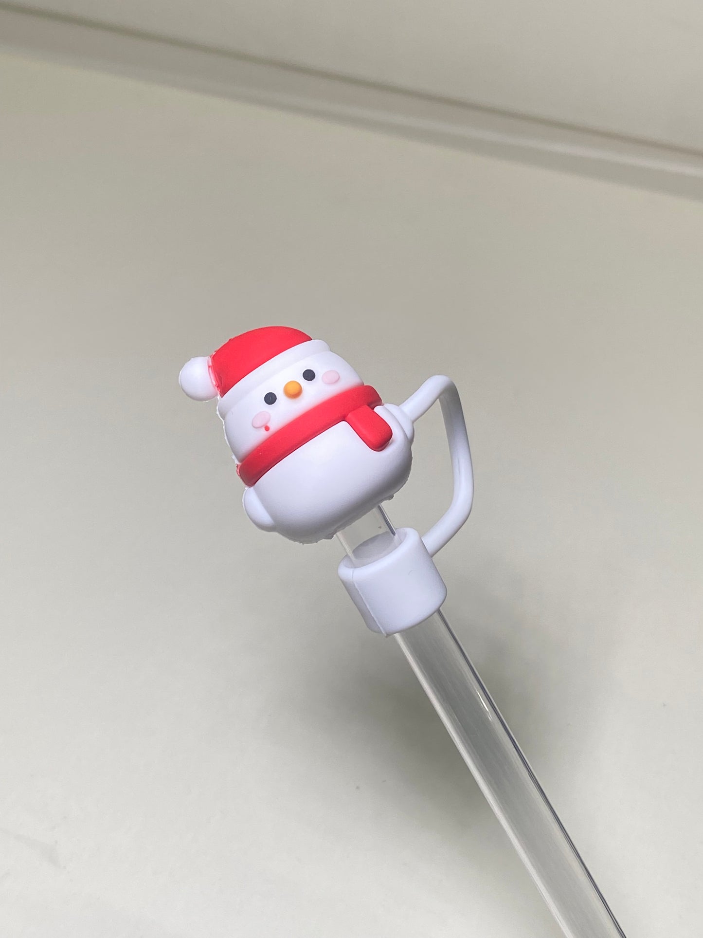 Snowman Stanley Straw Topper