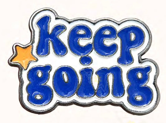 Keep Going Metal Phone Sticker