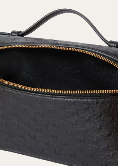 Loro Piana Extra Pocket L19 Ostrich Leather Bag
