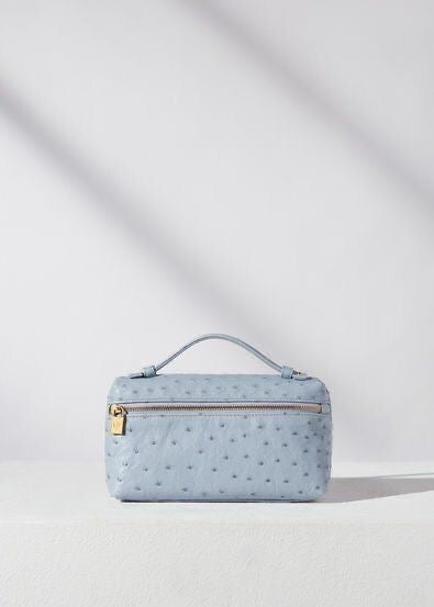Loro Piana Extra Pocket L19 Ostrich Leather Bag