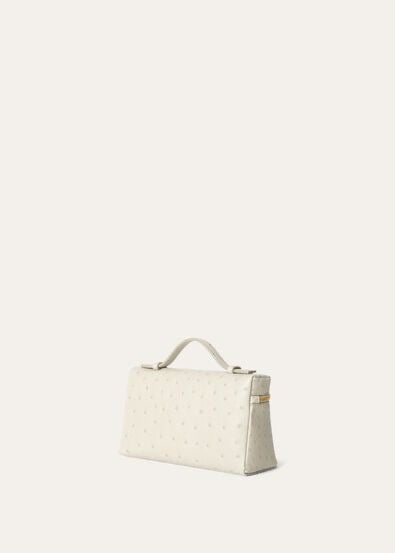 Loro Piana Extra Pocket L19 Ostrich Leather Bag