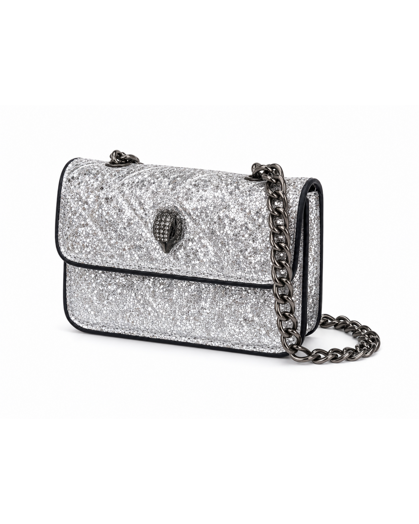 KURT GEIGER LONDON - MICRO KENSINGTON BAG (Silver)