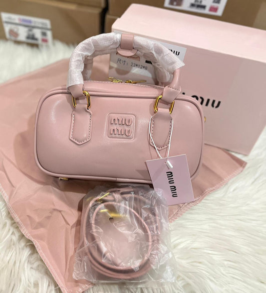 Miu Miu Arcadie Leather Mini Bag