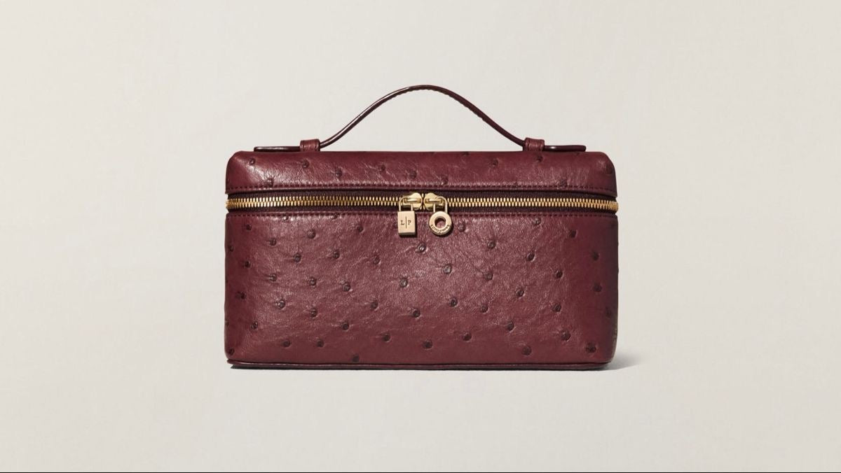 Loro Piana Extra Pocket L19 Ostrich Leather Bag