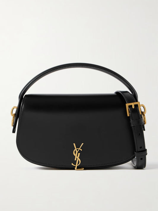 SAINT LAURENT
VOLTAIRE EMBELLISHED LEATHER TOTE BAG