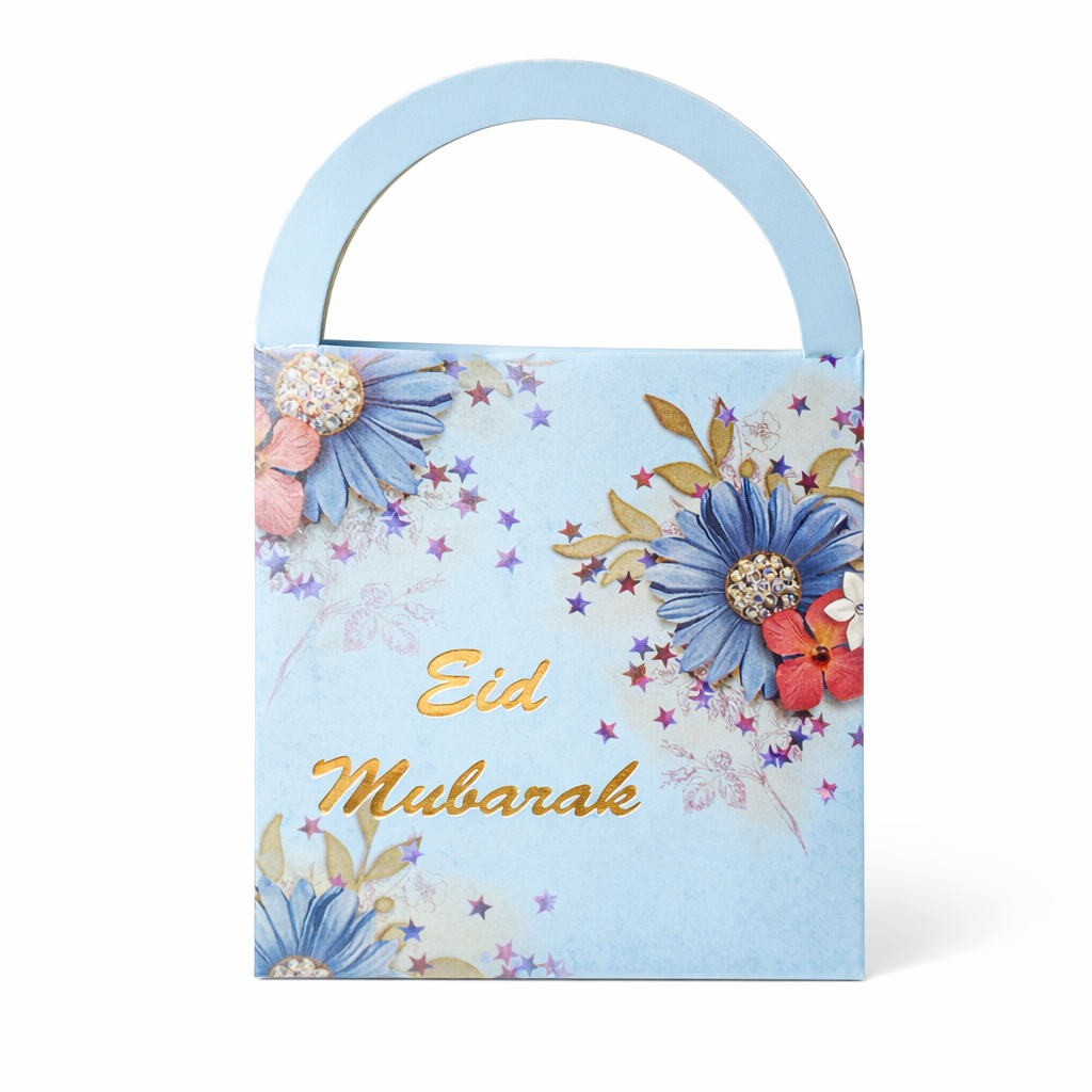 Luxury Floral Handbag Eid Mubarak Envelopes – Pack of 10