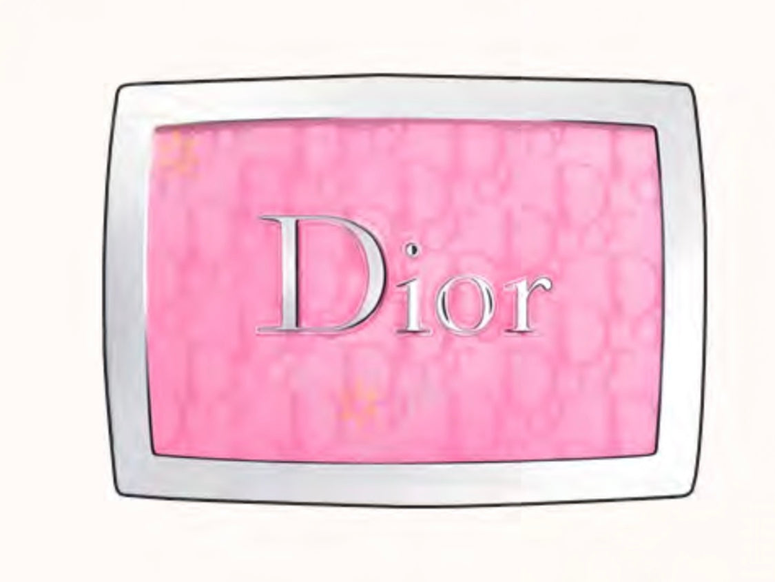 Dior Blush Metal Phone Sticker