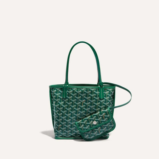 Goyard Goyardine Mini Anjou Bag (Green)