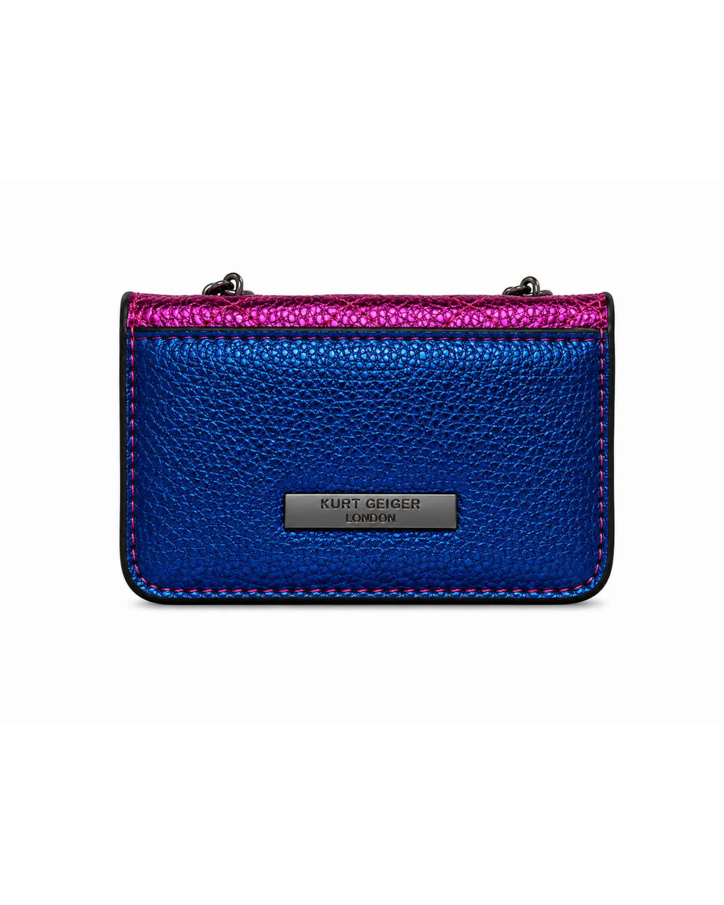 KURT GEIGER LONDON – Micro Kensington Bag (Metallic Pink & Blue)