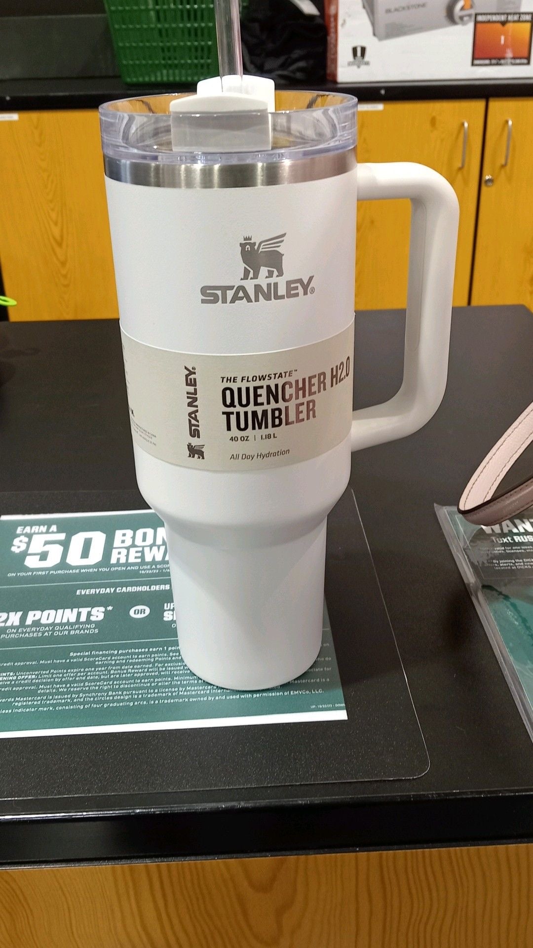 Stanley Quencher H2.O Tumbler (White)