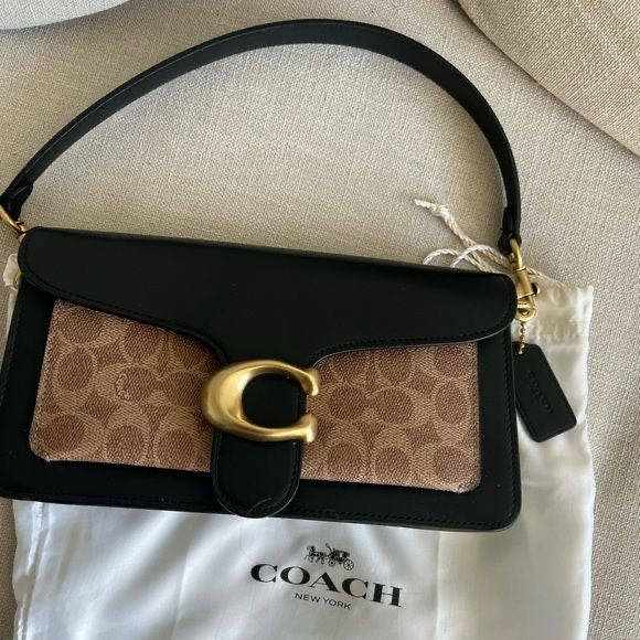 Coach Tabby Shoulder Bag (Walnut Black)