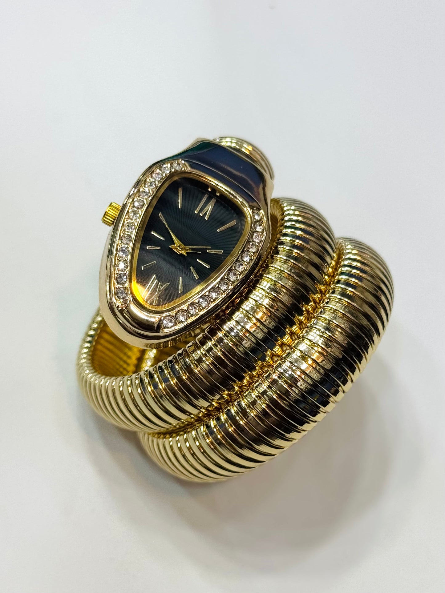 Bvlgari Replica Snake Watch - Black