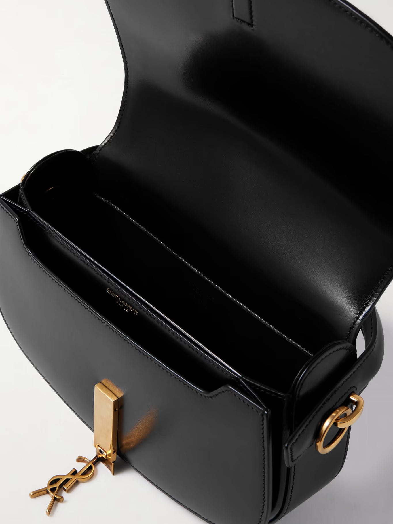 SAINT LAURENT
VOLTAIRE EMBELLISHED LEATHER TOTE BAG