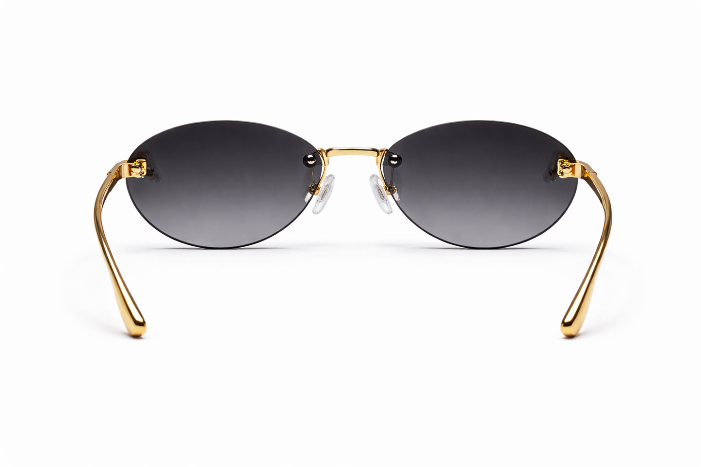 Fendi First Crystal Oval Sunglasses (Comes With Simple Plastic Packaging)