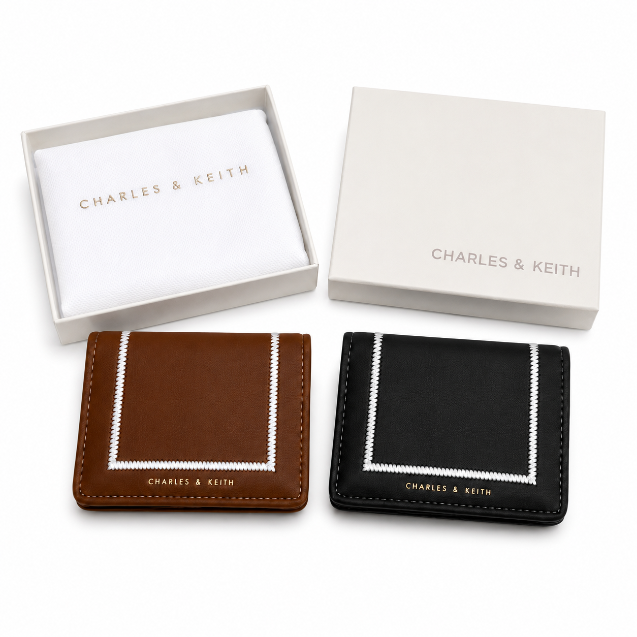 Charles & Keith - 
Astra Contrast Trim Wallet