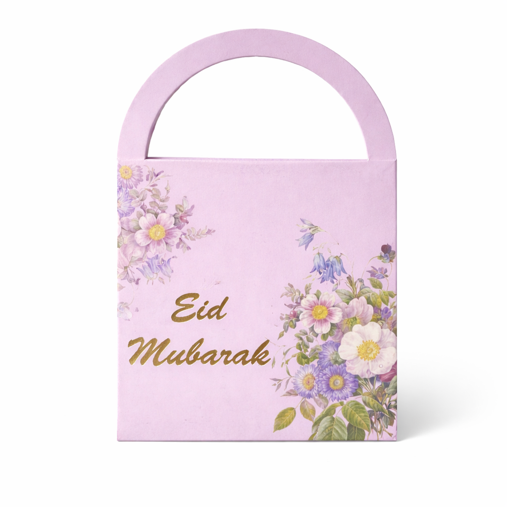 Luxury Floral Handbag Eid Mubarak Envelopes – Pack of 10