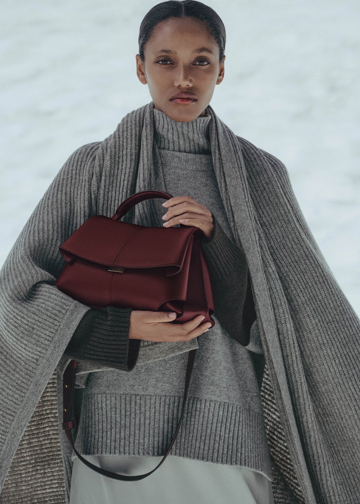 POLÈNE MOKKI EDITION TEXTURED BAG