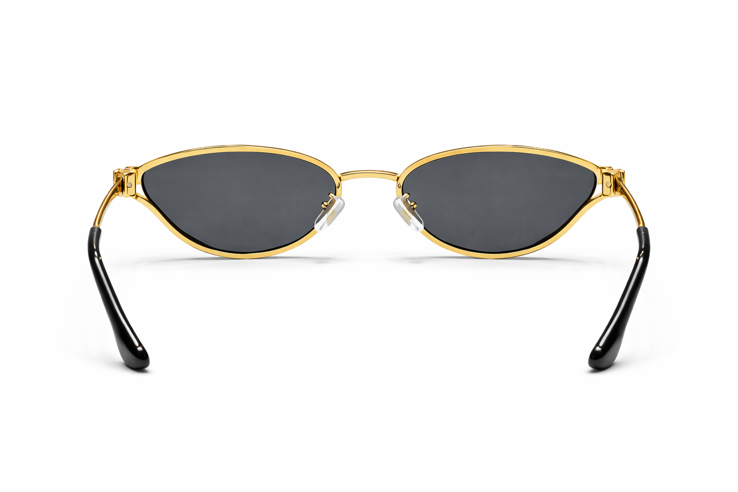 MIU MIU Gold Cat-Eye Metal Sunglasses