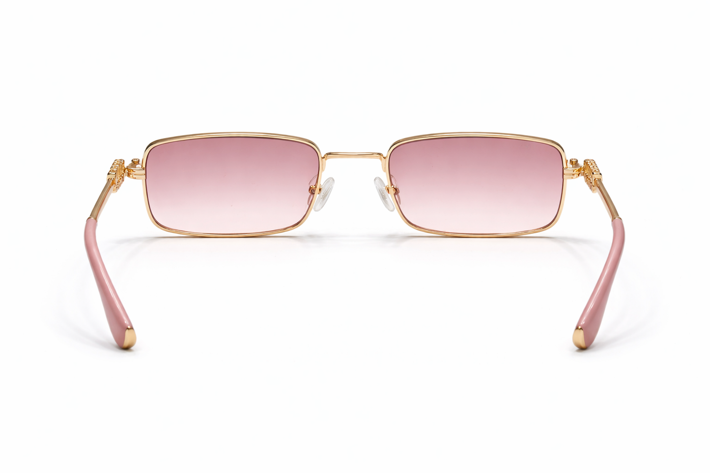 Miu Miu Aurea Gold Metal Frame Sunglasses