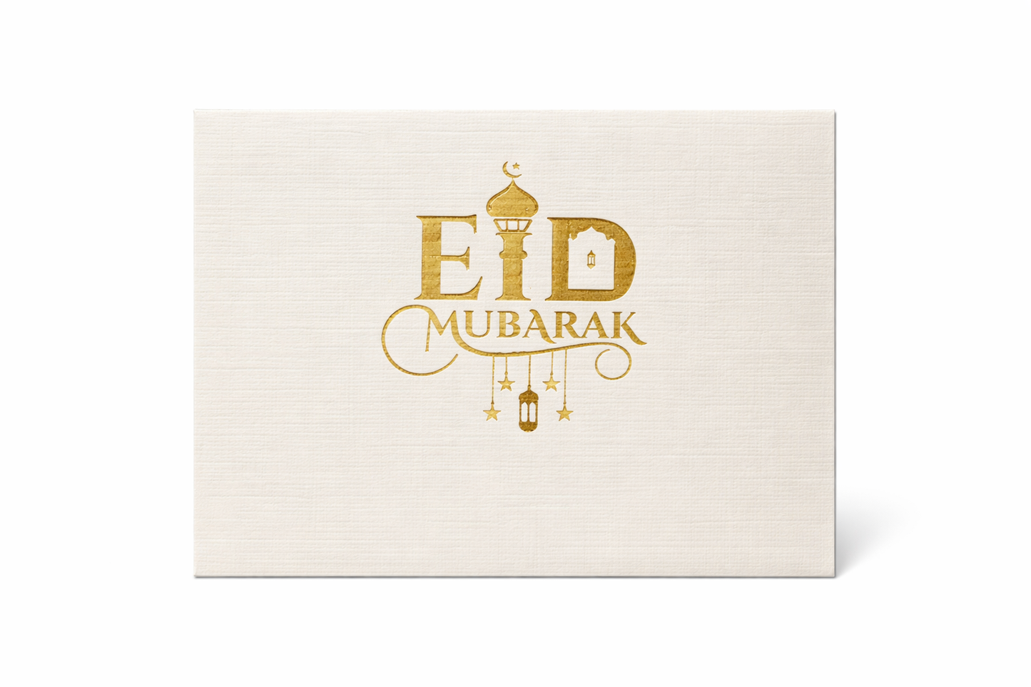 Eid Mubarak Gold Foil Envelopes – Pack Of 10