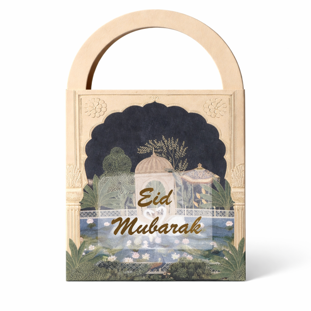 Luxury Floral Handbag Eid Mubarak Envelopes – Pack of 10