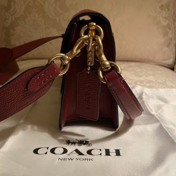 Coach Tabby Shoulder Bag (Maroon)