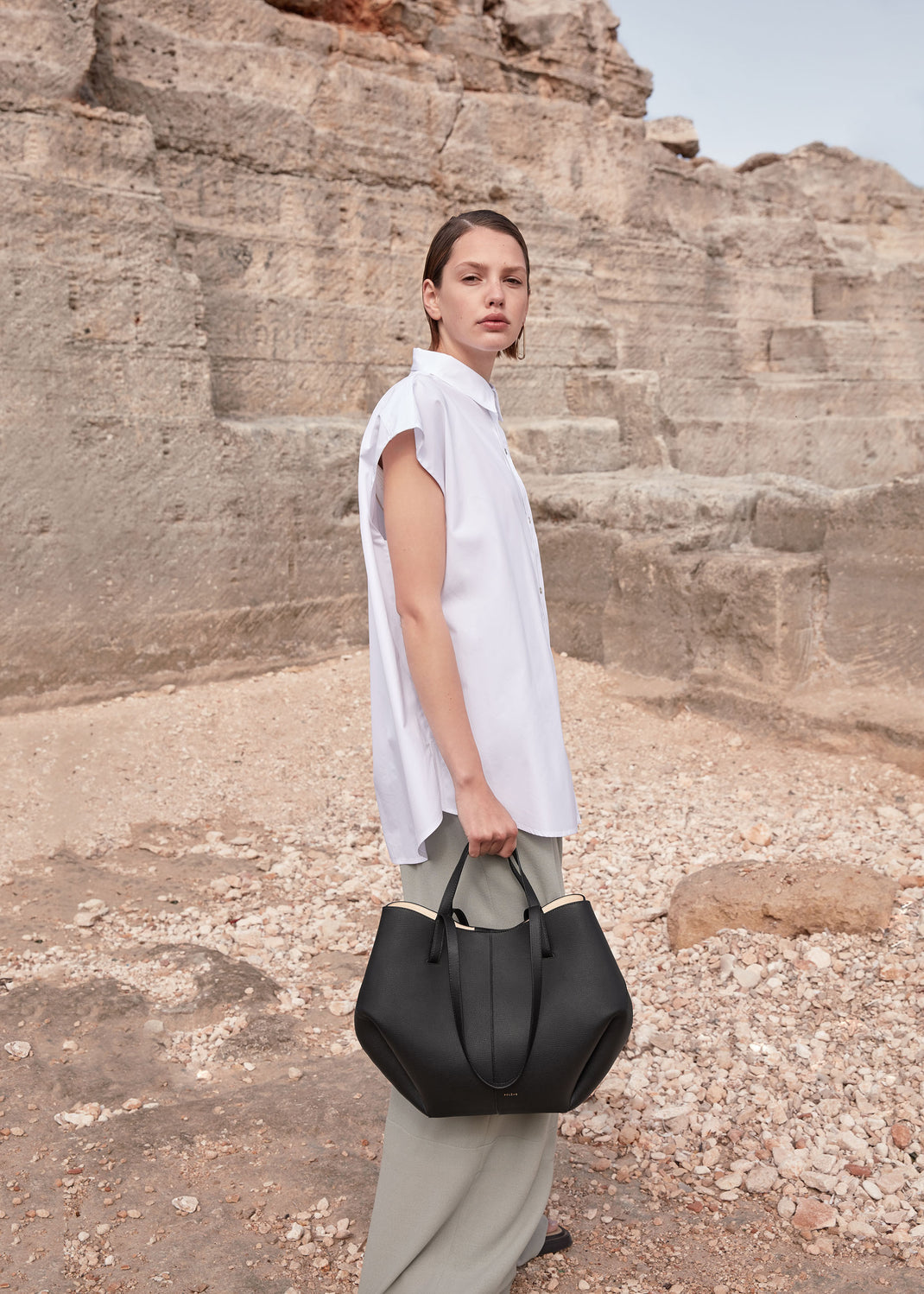 Polène Cyme Large Tote Bag