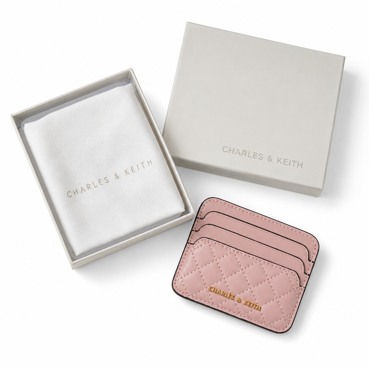 Charles & Keith - Cleo Quilted Card Holder