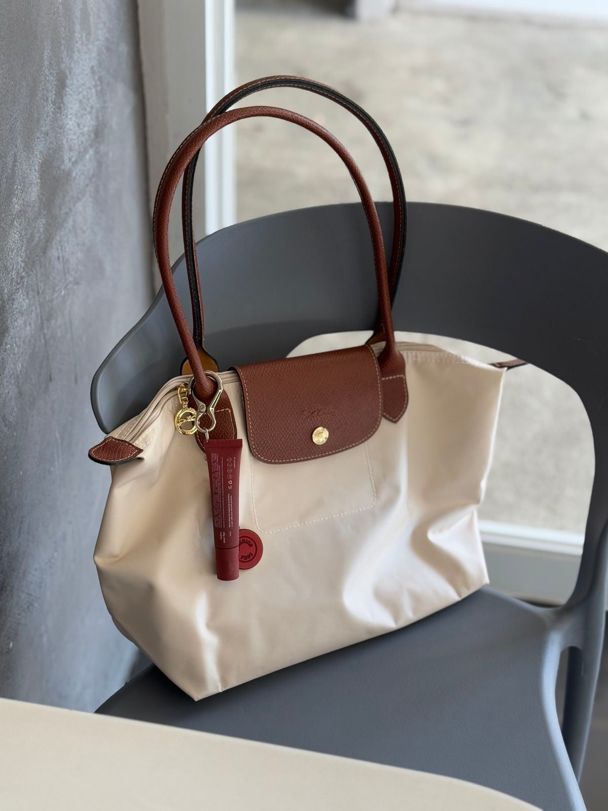 Long Champ Bag (Beige)