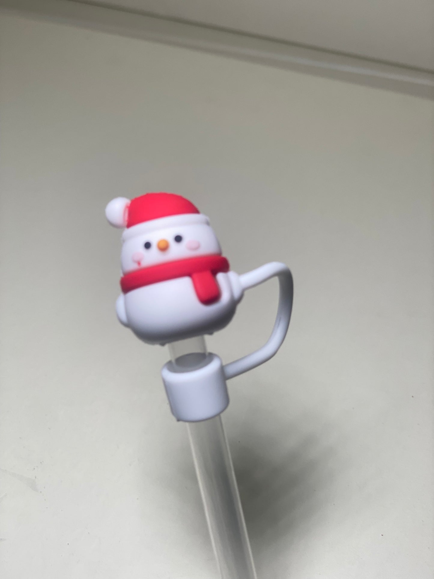 Snowman Stanley Straw Topper