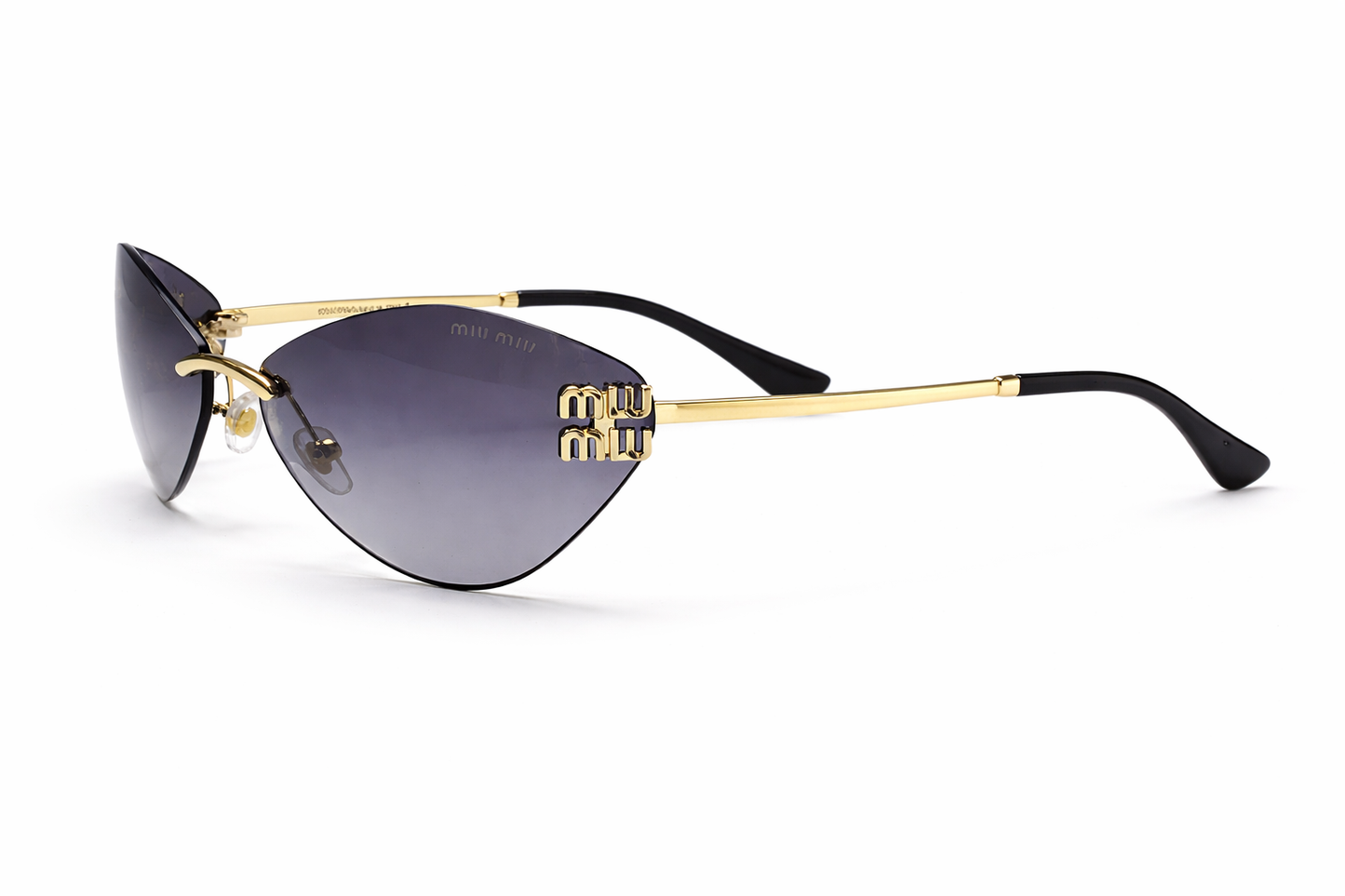 Miu Miu Aurelia Rimless Cat-Eye Sunglasses