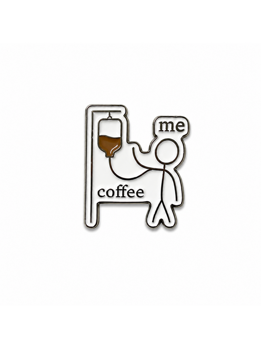 Coffee IV Metal Phone Sticker