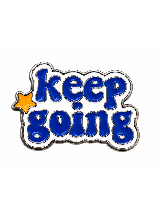 Keep Going Metal Phone Sticker