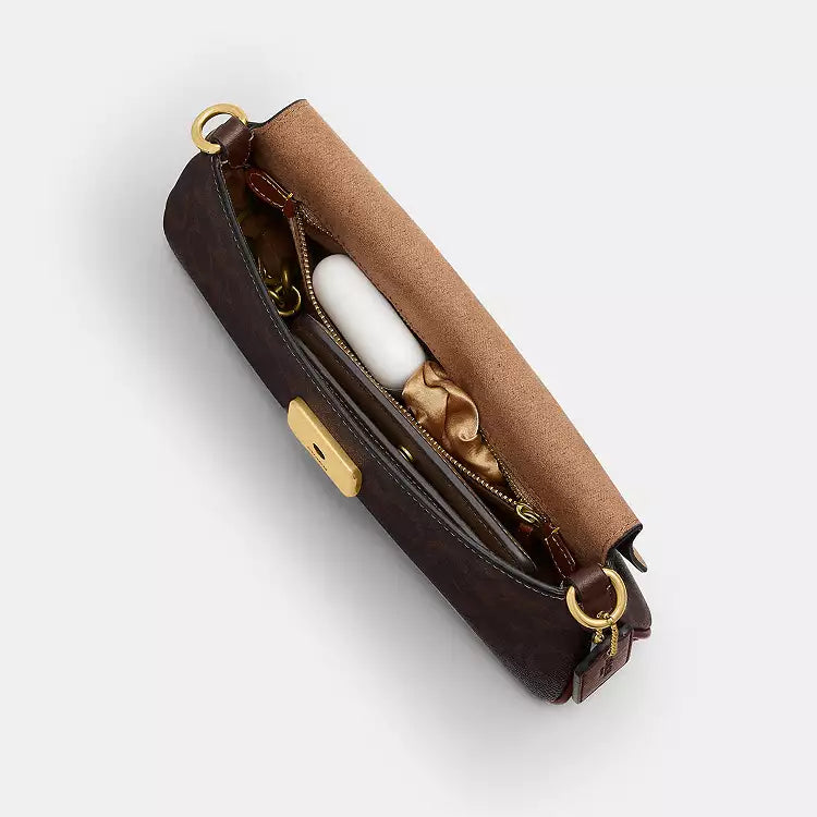COACH Jet Shoulder Bag
In Signature Canvas - Brass/Maple