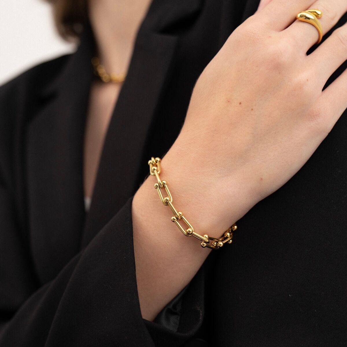 Love Lock Bracelet | Stainless Steel | 18K Gold Plated