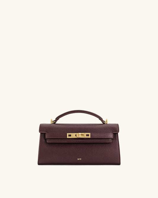 JW PIE - Noor Top Handle Bag - Deep Burgundy