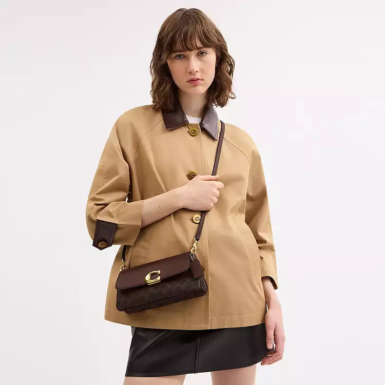 COACH Jet Shoulder Bag
In Signature Canvas - Brass/Maple
