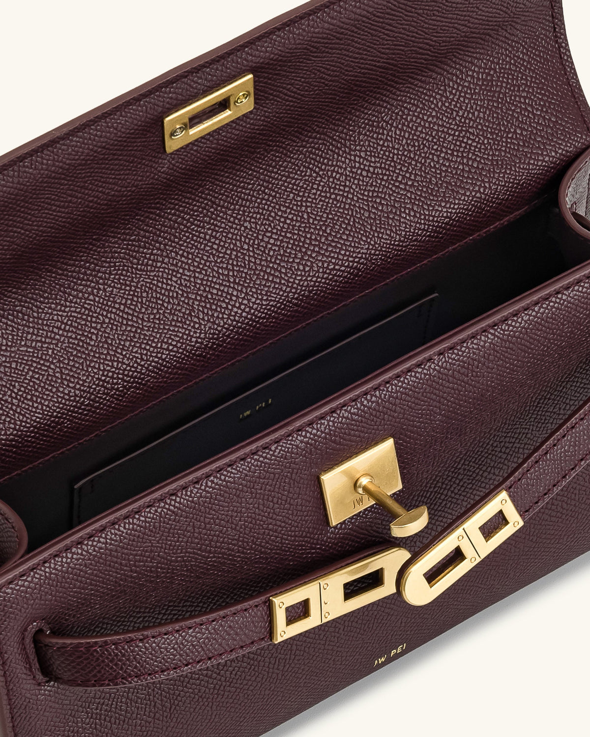 JW PIE - Noor Top Handle Bag - Deep Burgundy